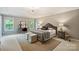 Serene main bedroom with neutral tones, a tray ceiling, and ample natural light at 2100 Sablewood Dr, Charlotte, NC 28205