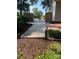 Gated access to backyard and deck with a well-maintained walkway at 21614 Colina Dr, Cornelius, NC 28031