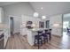 White kitchen with center island, modern appliances, and lots of room for cooking at 2608 Henry Baucom Rd, Monroe, NC 28110