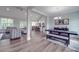 Open-concept living space that connects kitchen, dining and living areas, ideal for modern living at 2608 Henry Baucom Rd, Monroe, NC 28110