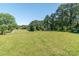 Spacious backyard with lush green grass and mature trees provides plenty of room to roam at 28782 Canton Rd # A, Albemarle, NC 28001