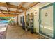 Inviting covered front porch featuring wood beams, a swing, and ample space for outdoor seating at 4155 Slanting Bridge Rd, Sherrills Ford, NC 28673