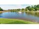Scenic view of the community pond at 533 Montgrove Nw Pl, Concord, NC 28027