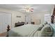 Spacious main bedroom with a connected bathroom and ample closet space at 603 Sunnybrook Dr, Monroe, NC 28110