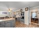 Well-equipped kitchen featuring stainless steel double ovens and hardwood floors at 603 Sunnybrook Dr, Monroe, NC 28110