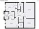Second floor plan featuring bedrooms, bathrooms, flex room, and attic storage at 910 Westminster Dr, Statesville, NC 28677