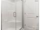 Modern bathroom with a glass-enclosed shower and neutral colors at Tbd Alf Hoover Rd # 4, Lincolnton, NC 28092