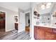 A bathroom featuring double vanities and a spacious layout at 14940 Carbert Ln, Huntersville, NC 28078