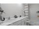 Bathroom featuring double sinks, quartz countertop, and a tub/shower combo at 155 Rustling Waters Dr, Mooresville, NC 28117