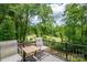 Outdoor deck with seating overlooking a lush green landscape with golf course views at 227 Country Club Cir, Shelby, NC 28150