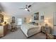 Bedroom with carpeted floors, neutral colors, and bright natural light at 2627 Hampton Ave, Charlotte, NC 28207
