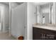 Bright bathroom features a shower and a vanity with granite countertops, offering a clean, modern design at 3817 Arial Ln # 145, York, SC 29745