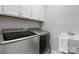 Laundry room with modern appliances, white cabinets and a utility sink at 3817 Arial Ln # 145, York, SC 29745