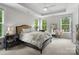 Serene main bedroom with a tray ceiling, plush carpet, and large windows at 3817 Arial Ln # 145, York, SC 29745