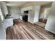 Kitchen with granite countertops and modern black and stainless appliances at 406 4Th St, Spencer, NC 28159