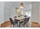 Bright dining area near the kitchen and stairs at 461 Hurston Cir # 51, Charlotte, NC 28208