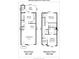 Floor plan showing the layout of the first and second floor, noting the square footage of each room at 4938 Sunset Ridge Ct, Charlotte, NC 28269