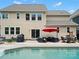 Backyard pool with patio and seating area, perfect for outdoor relaxation and gatherings at 5013 Hamilton Mill Dr, Waxhaw, NC 28173