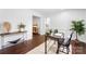 Office space with natural light, modern decor, hardwood floors, and ample space for remote working at 5428 Barnsdale Ln, Mint Hill, NC 28227