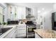 Updated kitchen with stainless steel appliances and granite countertops at 5428 Barnsdale Ln, Mint Hill, NC 28227