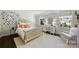 Charming bedroom featuring a cozy bed, a vanity with a mirror, and soft, natural light at 5806 Bentway Dr, Charlotte, NC 28226