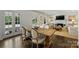 The eat-in kitchen opens to the living room and outdoor pool area at 5806 Bentway Dr, Charlotte, NC 28226