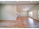 Open-concept floor plan seamlessly connecting the living room and kitchen at 6604 Plyler Mill Rd, Monroe, NC 28112