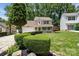 Charming two-story home with a well-manicured lawn and lovely front porch at 6640 Autumn Gate Ln, Charlotte, NC 28216
