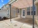 Cozy patio area featuring a shade covering, perfect for outdoor relaxation and entertaining at 8037 Lynwood Sq, Waxhaw, NC 28173