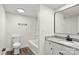 Bright bathroom with updated vanity and sink at 925 Crestland Dr, Clover, SC 29710