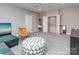 Living room featuring neutral colors, a geometric ottoman, and recessed lighting at 10924 Lederer Ave, Charlotte, NC 28277