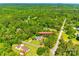 Aerial view of the property at 1355 Woodrun Court surrounded by lush trees at 1355 Woodrun Ct, Rock Hill, SC 29732