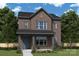 Charming two-story brick home featuring a welcoming front porch and well-maintained landscaping at 17026 Malone Ln, Mint Hill, NC 28227