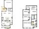 Detailed floor plan showcasing the layout of a two-story home, including bedrooms, kitchen, and garage at 17026 Malone Ln, Mint Hill, NC 28227