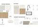 Selection of modern kitchen finishes and bathroom finishes including faucets, cabinets, lights, and tile at 17026 Malone Ln, Mint Hill, NC 28227