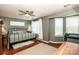 Serene main bedroom with hardwood floors, neutral colors, and a relaxing atmosphere at 17307 Villanova Rd, Huntersville, NC 28078