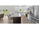 Bright kitchen featuring stainless steel appliances, granite countertops, and modern cabinetry at 210 Dorothy Dr, China Grove, NC 28023