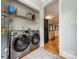 Convenient laundry area with modern washer and dryer, with easy access to the kitchen at 2915 Wesley Ave, Charlotte, NC 28205