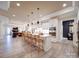 Spacious open-concept kitchen with a large island, white cabinetry, and modern appliances at 3089 Founding Fathers Dr, Gastonia, NC 28056
