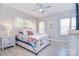 Bright bedroom featuring a comfortable bed, neutral walls, and plenty of natural light from the windows at 325 Cornwall Dr, Salisbury, NC 28147