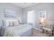 Cozy bedroom with soft colors, wood-look floors, and two windows for ample natural light at 325 Cornwall Dr, Salisbury, NC 28147