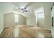 Spacious bedroom with light-colored walls, bamboo floors and a ceiling fan at 3387 Passmore Rd, Rock Hill, SC 29730