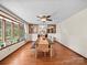 Bright dining room with hardwood floors, natural light and open concept design at 40278 Nc 740 Hwy, New London, NC 28127