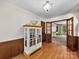 Cozy dining room with hardwood floors and an open layout at 40278 Nc 740 Hwy, New London, NC 28127