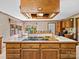 A large kitchen island with tile top and cooktop is featured at 40278 Nc 740 Hwy, New London, NC 28127