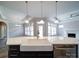 Kitchen island with a large sink, stainless steel dishwasher, and quartz countertop at 405 Newstyle Way, Gastonia, NC 28056
