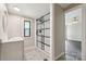 Bathroom with modern sink and shower, enhanced by natural light at 5001 Grand Canyon Nw Rd, Concord, NC 28027