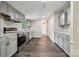 Modern kitchen featuring stainless steel appliances, updated cabinets and ample counter space at 5001 Grand Canyon Nw Rd, Concord, NC 28027