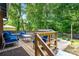 Outdoor deck with plenty of seating, overlooking the backyard at 510 Wiley Ave, Salisbury, NC 28144