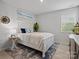 Comfortable bedroom with a queen-sized bed, large windows, and tasteful decor at 5581 Soft Shell Dr, Lancaster, SC 29720